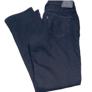 Levi’s 505 straight black jeans size 29